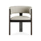 Volita Dining Chair  option Beige Chenille / Bronze