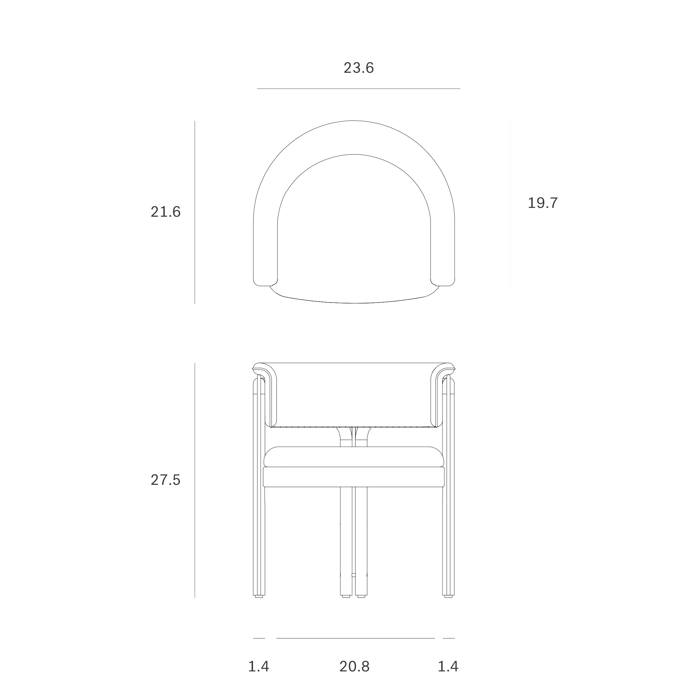 Morpho by Tomorrowland Volita Dining Chair - 2Modern