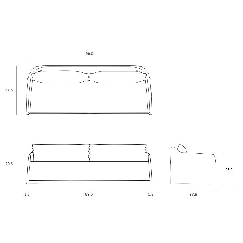 Weave 3-Seater Sofa