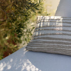 White Stripes Outdoor Pillow (Set of 2)