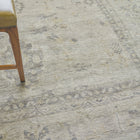 Antique Weave Oushak Ivory/Brown Area Rug