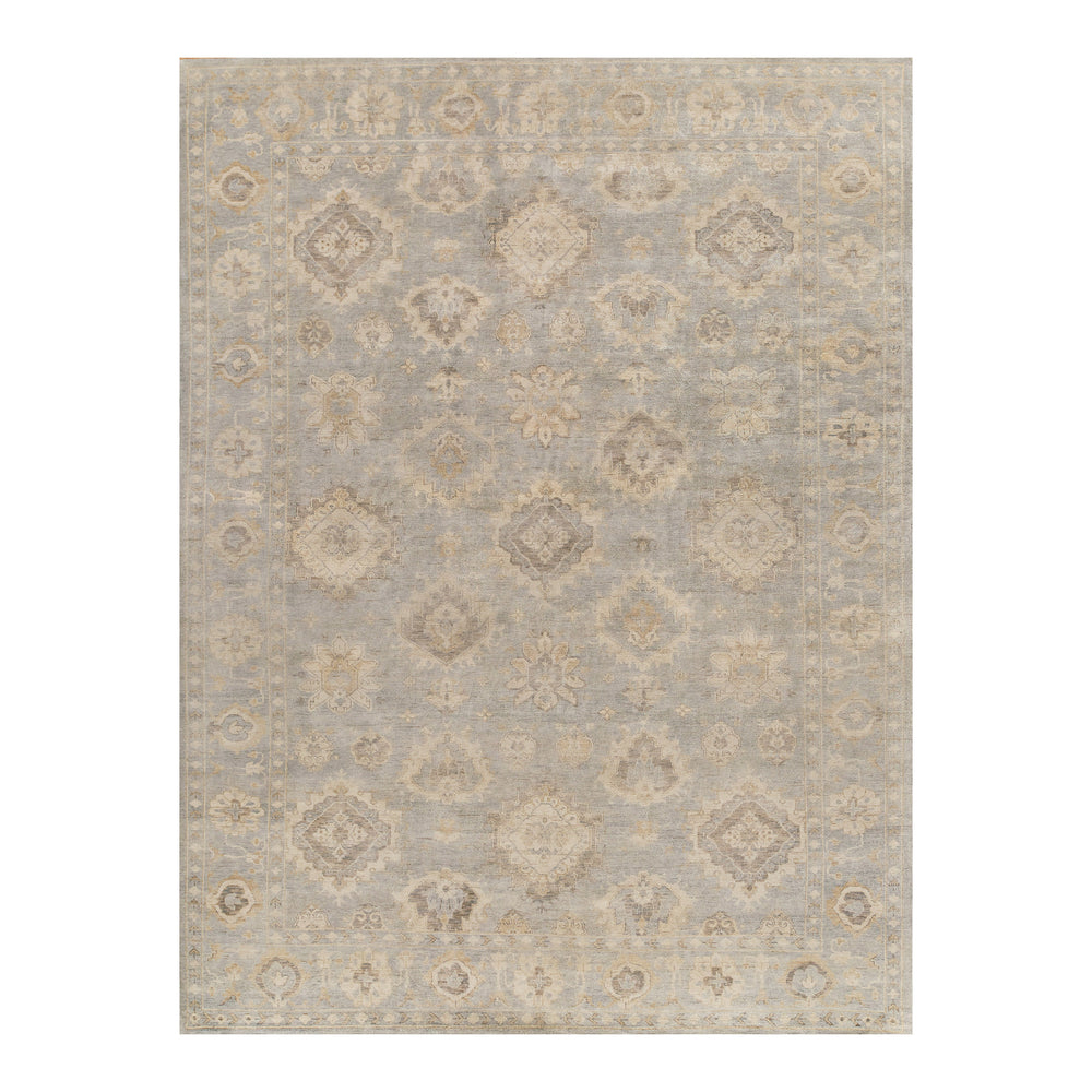 Antique Weave Oushak Light Blue Area Rug