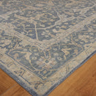 Antique Weave Oushak Blue Area Rug