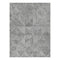 Caprice Geometric Area Rug  option Black / Silver