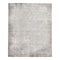Fine Pure Silk Area Rug  option 4222 Silver / Ivory