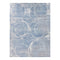 Fine Pure Silk Area Rug  option Blue / Gray / Ivory