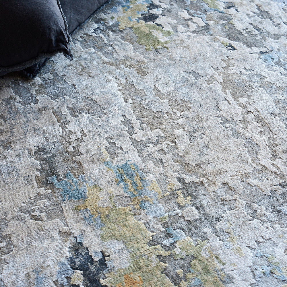 Floor Art Silver/Grey/Coffee Area Rug