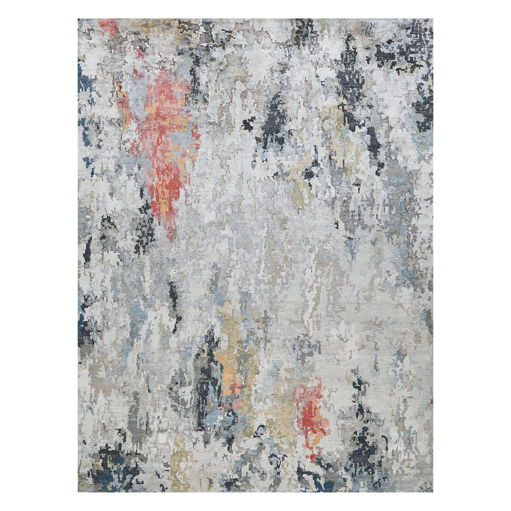 Floor Art Silver/Grey/Coffee Area Rug