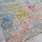 Floor Art Silver/Blush Area Rug