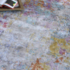 Floor Art Ivory/Multi Area Rug
