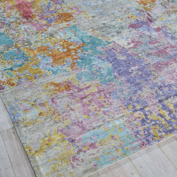 Floor Art Ivory/Multi Area Rug