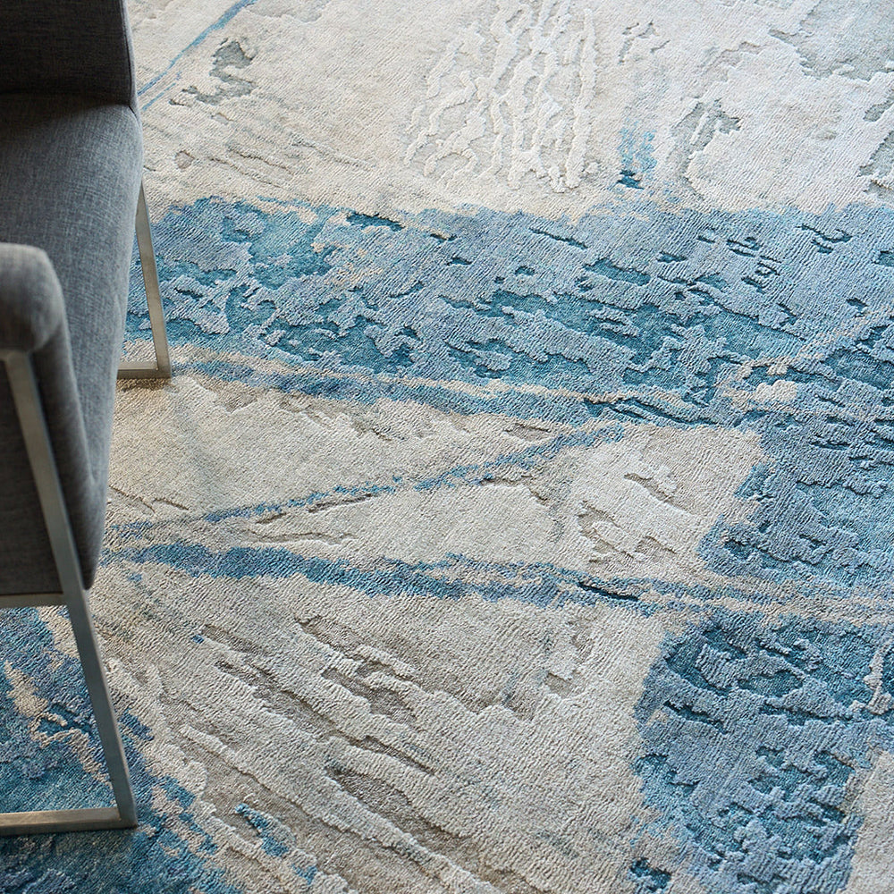 Floor Art Watercolor Area Rug