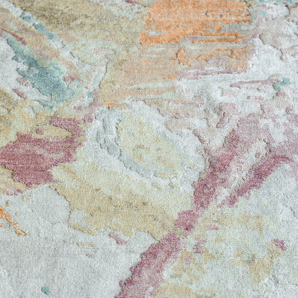 Floor Art Ivory/Blush Area Rug