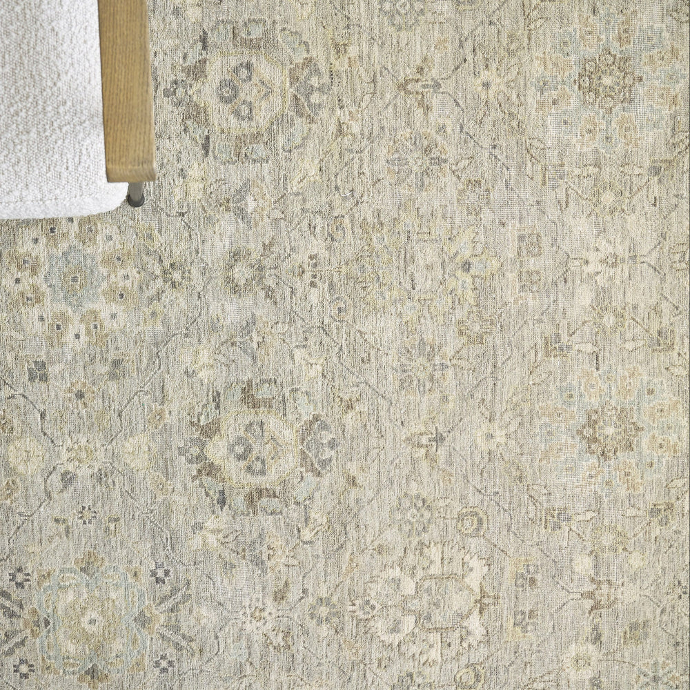Distressed Medallion Area Rug