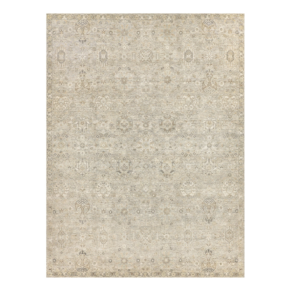Distressed Medallion Area Rug