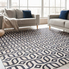 Natural Hide Trellis Area Rug