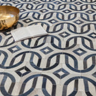 Natural Hide Trellis Area Rug