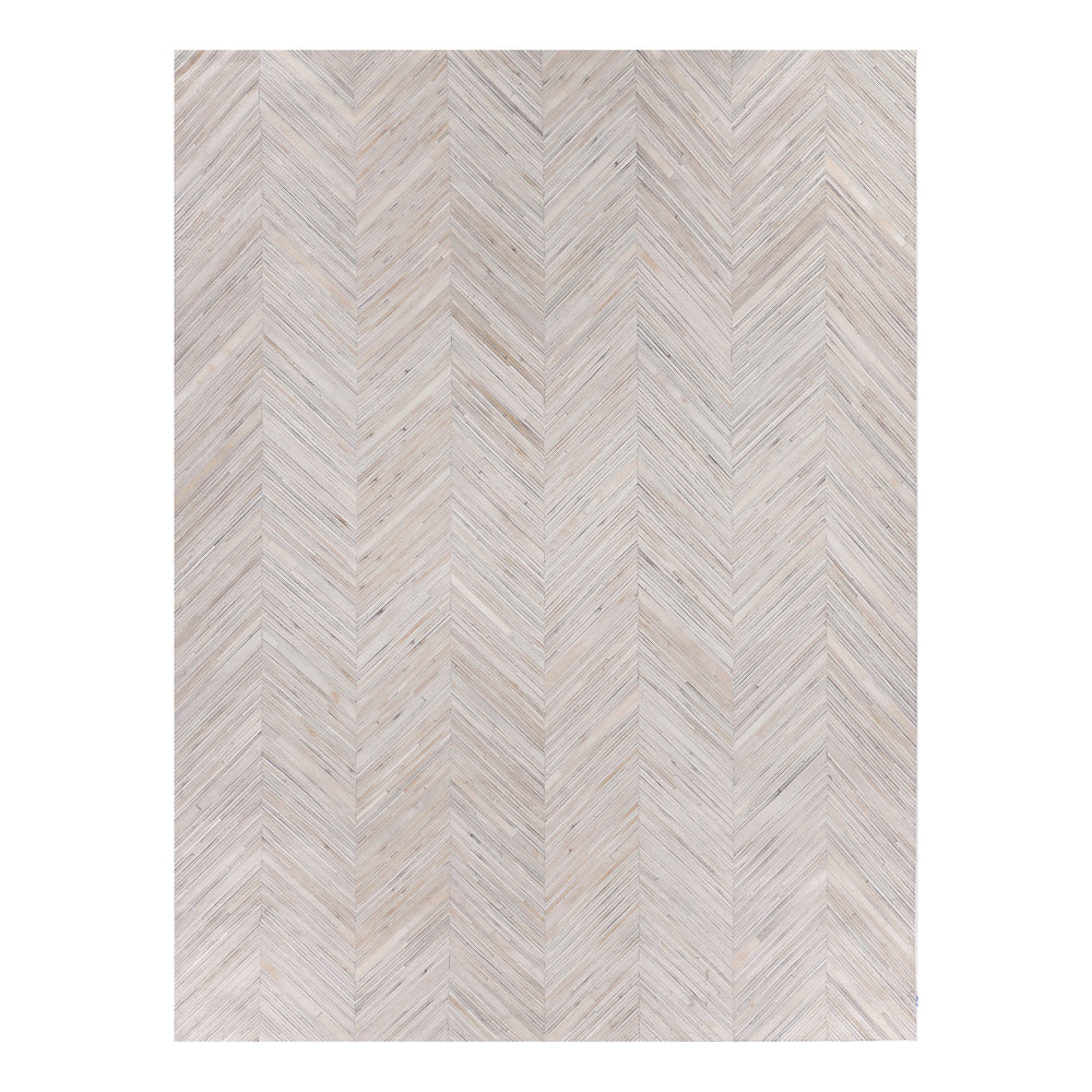 Natural Hide Herringbone Rug