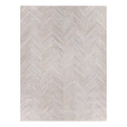 Natural Hide Herringbone Rug
