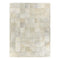 Natural Hide Block Area Rug  option White