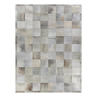 Natural Hide Block Area Rug