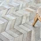 Natural Hide Chevron Rug