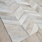 Natural Hide Chevron Rug