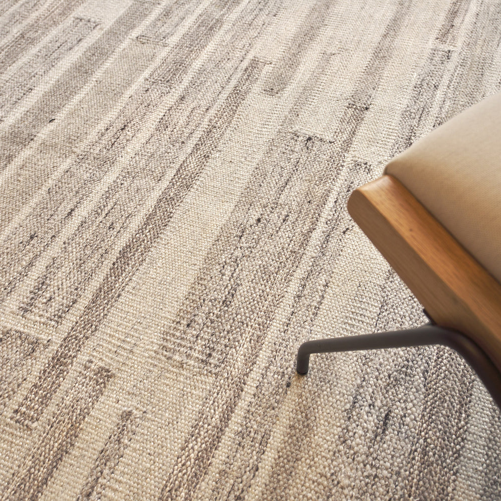 Heathered Stripe Area Rug