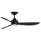 Aviara Ceiling Fan with Light  option Black with Black Blades