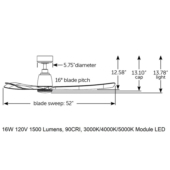 Kute5 Outdoor Ceiling Fan