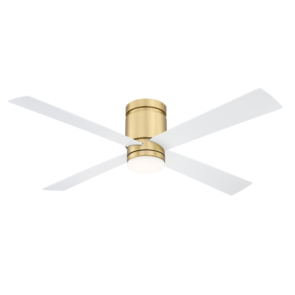 Kwartet Flush Mount Ceiling Fan with Light
