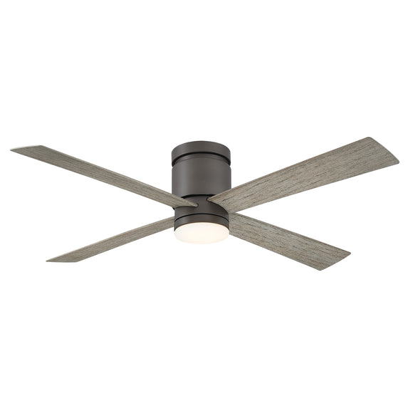 Kwartet Flush Mount Ceiling Fan with Light