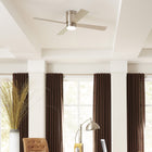 Kwartet Flush Mount Ceiling Fan with Light