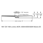 Kwartet Flush Mount Ceiling Fan with Light
