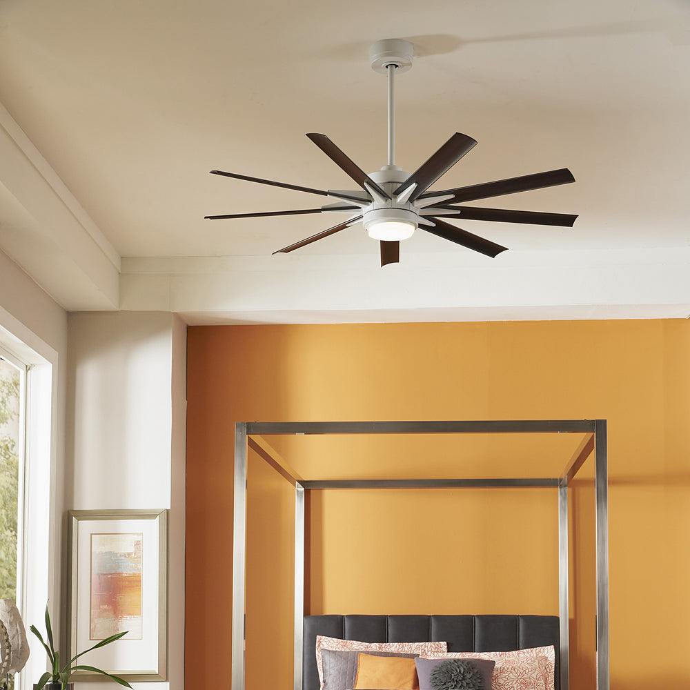 Odyn Outdoor Ceiling Fan with Light
