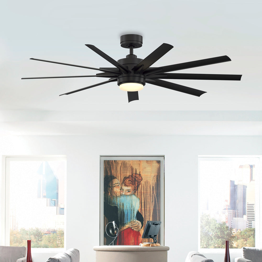 Odyn Outdoor Ceiling Fan with Light