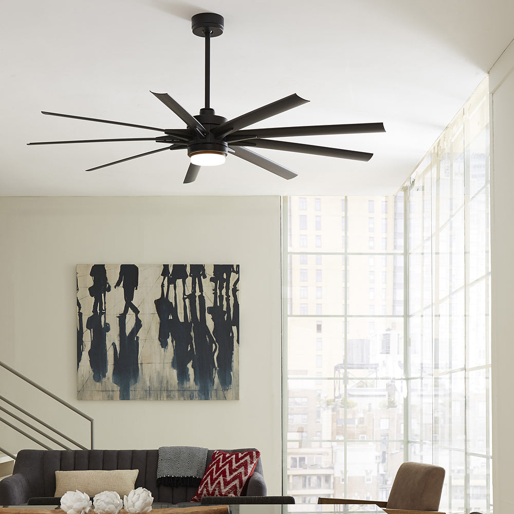Odyn Outdoor Ceiling Fan with Light