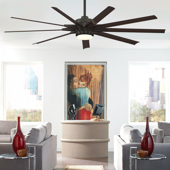 Odyn Outdoor Ceiling Fan with Light