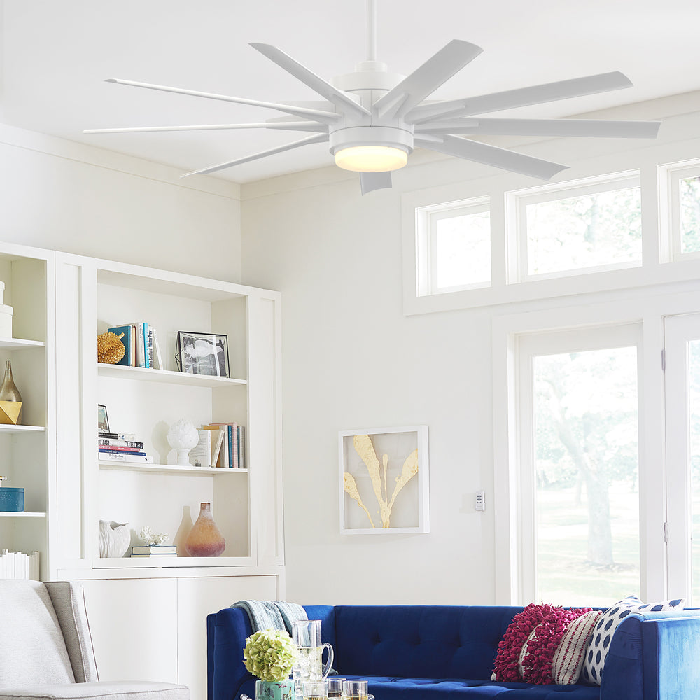 Odyn Outdoor Ceiling Fan with Light