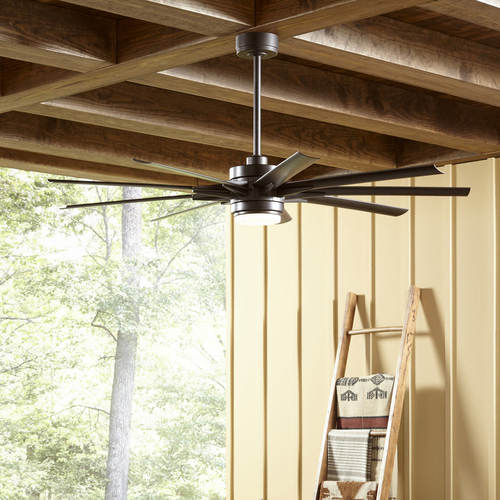 Odyn Outdoor Ceiling Fan with Light