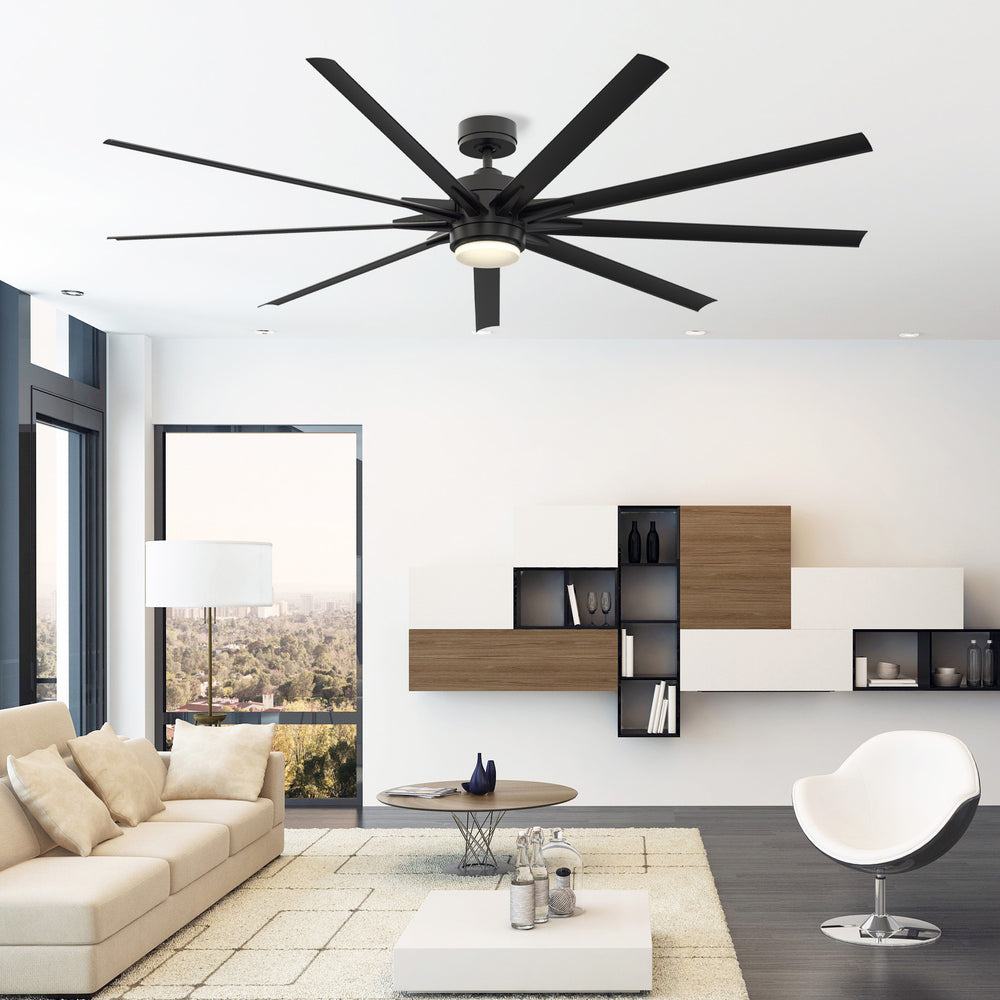 Odyn 84 Inch Outdoor Ceiling Fan with Light