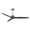 Spitfire DC 64 Inch Ceiling Fan  option Galvanized