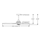 Spitfire DC 64 Inch Ceiling Fan