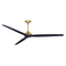 Spitfire DC 84 Inch Ceiling Fan  option Brushed Satin Brass