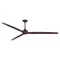 Spitfire DC 96 Inch Ceiling Fan  option Dark Walnut