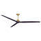 Spitfire DC 96 Inch Ceiling Fan  option Brushed Satin Brass