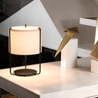 Drum Table Lamp