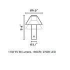 Fuji Portable LED Table Lamp