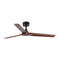 Heywood Ceiling Fan  option Matte Black / Dark Walnut