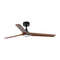 Heywood LED Ceiling Fan  option Matte Black / Dark Walnut